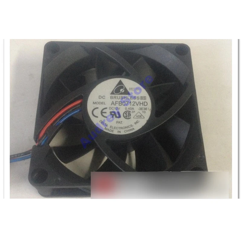 

Delta AFB0712VHD 7020 DC12V 0.4A 4,2 Вт большой объем вентилятора 46,9cfm 5000 об/мин воздуходувка