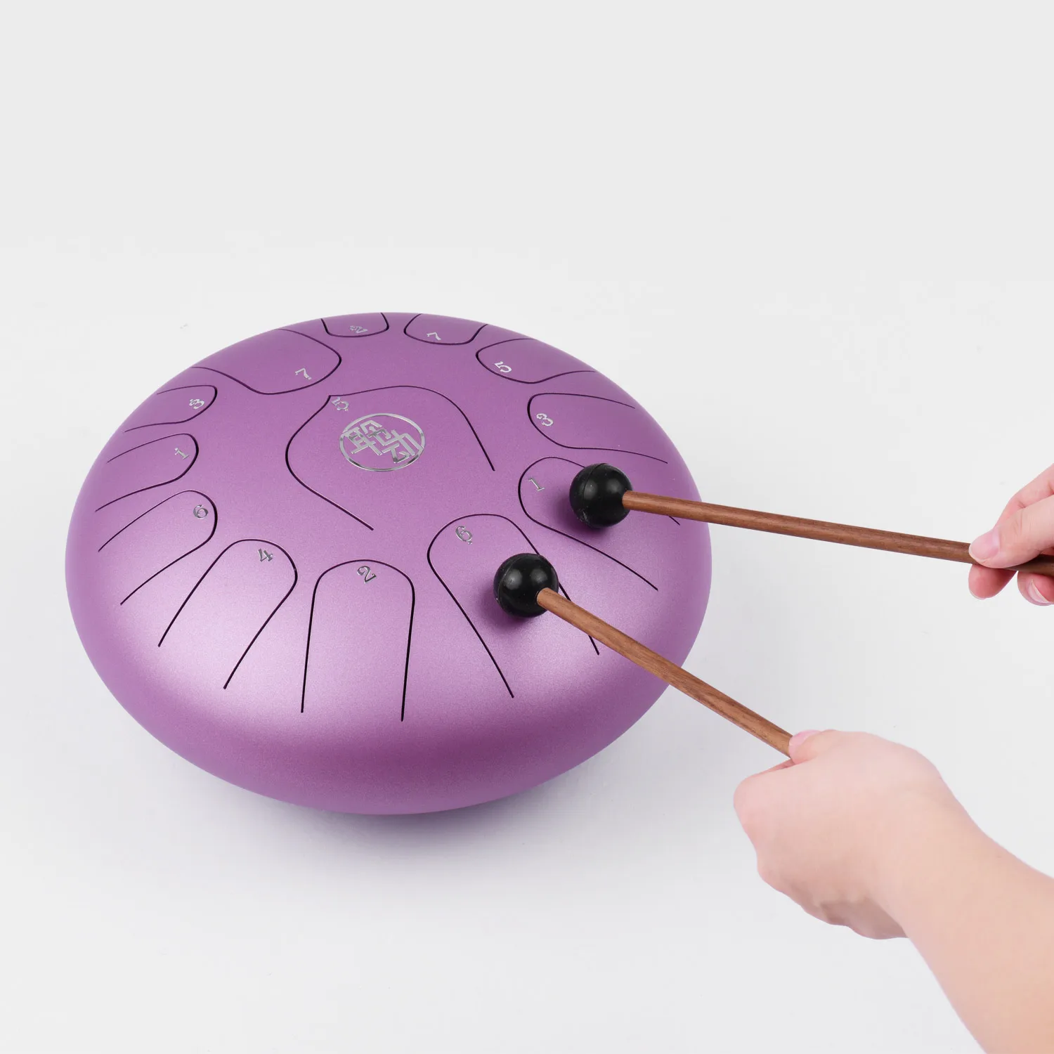 11 дюймовый стальной барабан для языка 13-Notes C-Key перкуссионный с маллетами сумка