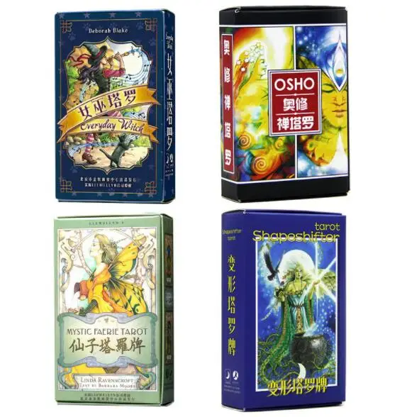 8 типов колода карт Таро карточки для настольных игр Игра животное/кошка/дракон