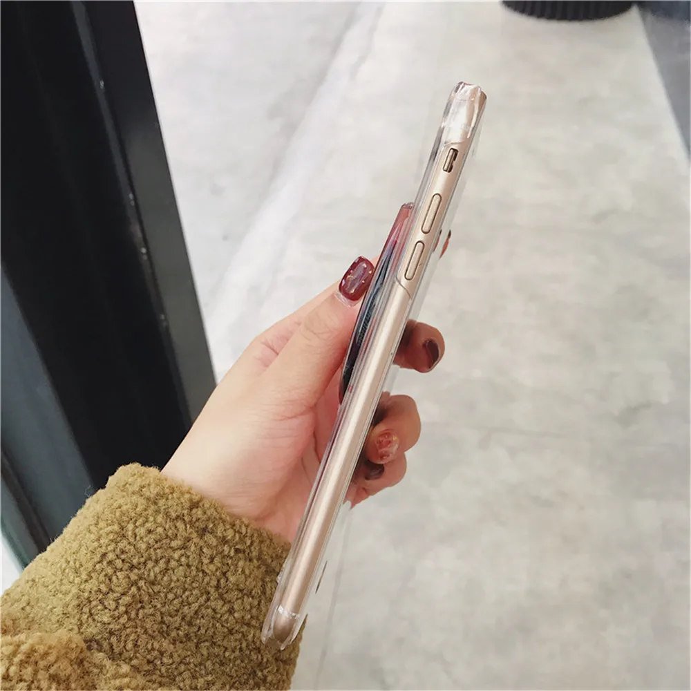 3D зыбучий песок стекло чехол для телефона для iphone 11 PRO MAX XS MAX X XR Модный чехол для iphone 5 5S 6 6S 7 8 Plus FUNNDA