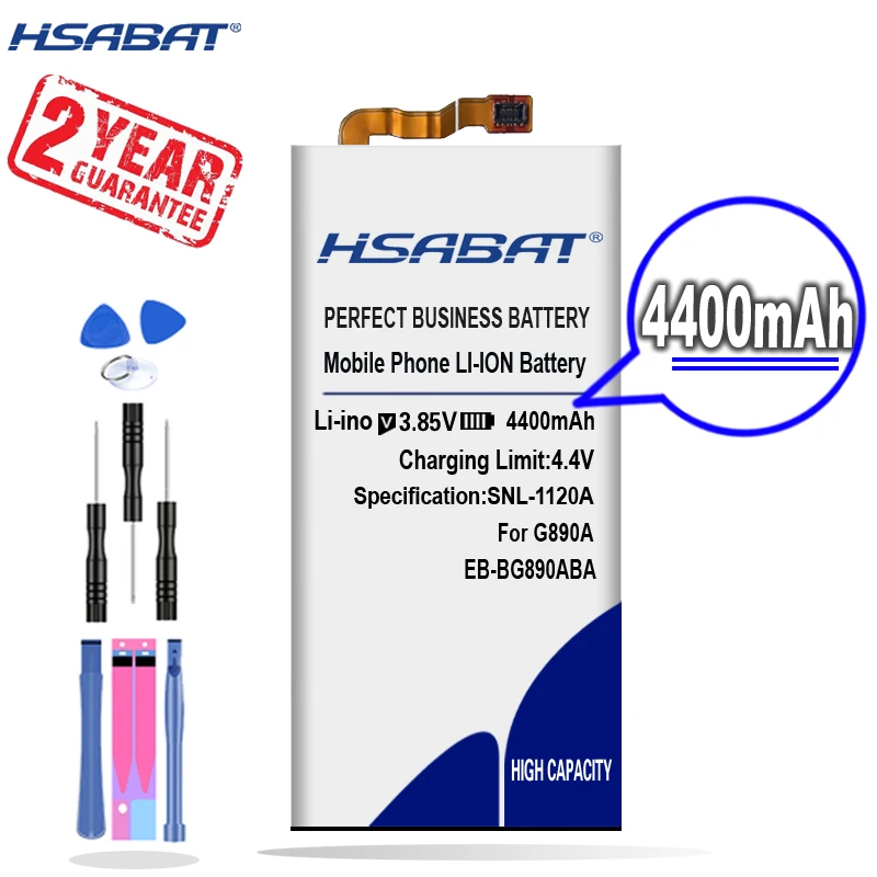 Новые поступления [HSABAT] 4400 мА/ч EB BG890ABA батарея для Samsung Galaxy S6 активный G890A G870A LTE A SM