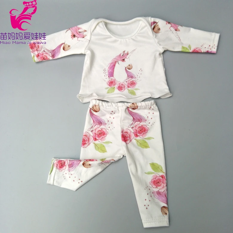 b6 Подходит для 43 см bebe куклы одежда Единорог комбинезоны платье куклы для 1" Девушка Кукла Одежда куклы игрушки костюм - Цвет: b6