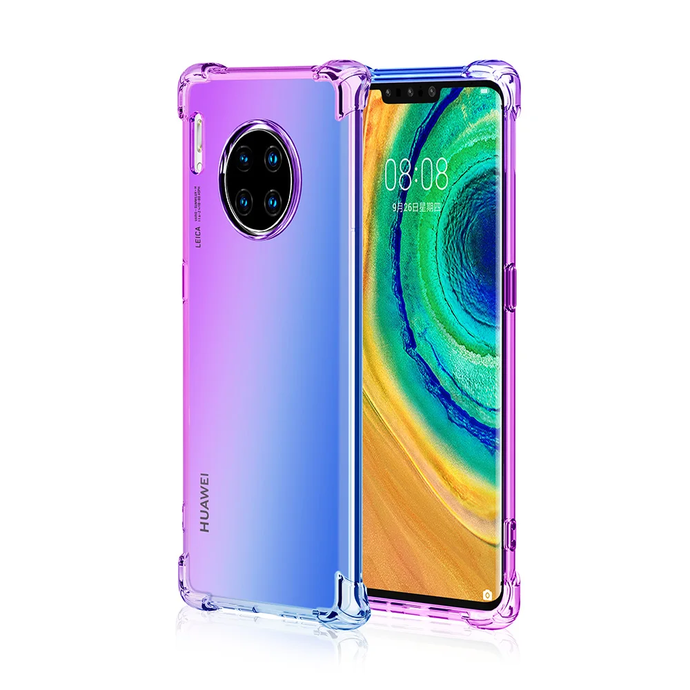 TPU Soft Back Cases Cover for Huawei P20 P30 Pro Lite 2019 P Smart Z Plus Phone Case Mate 20 20X 30 Bag |