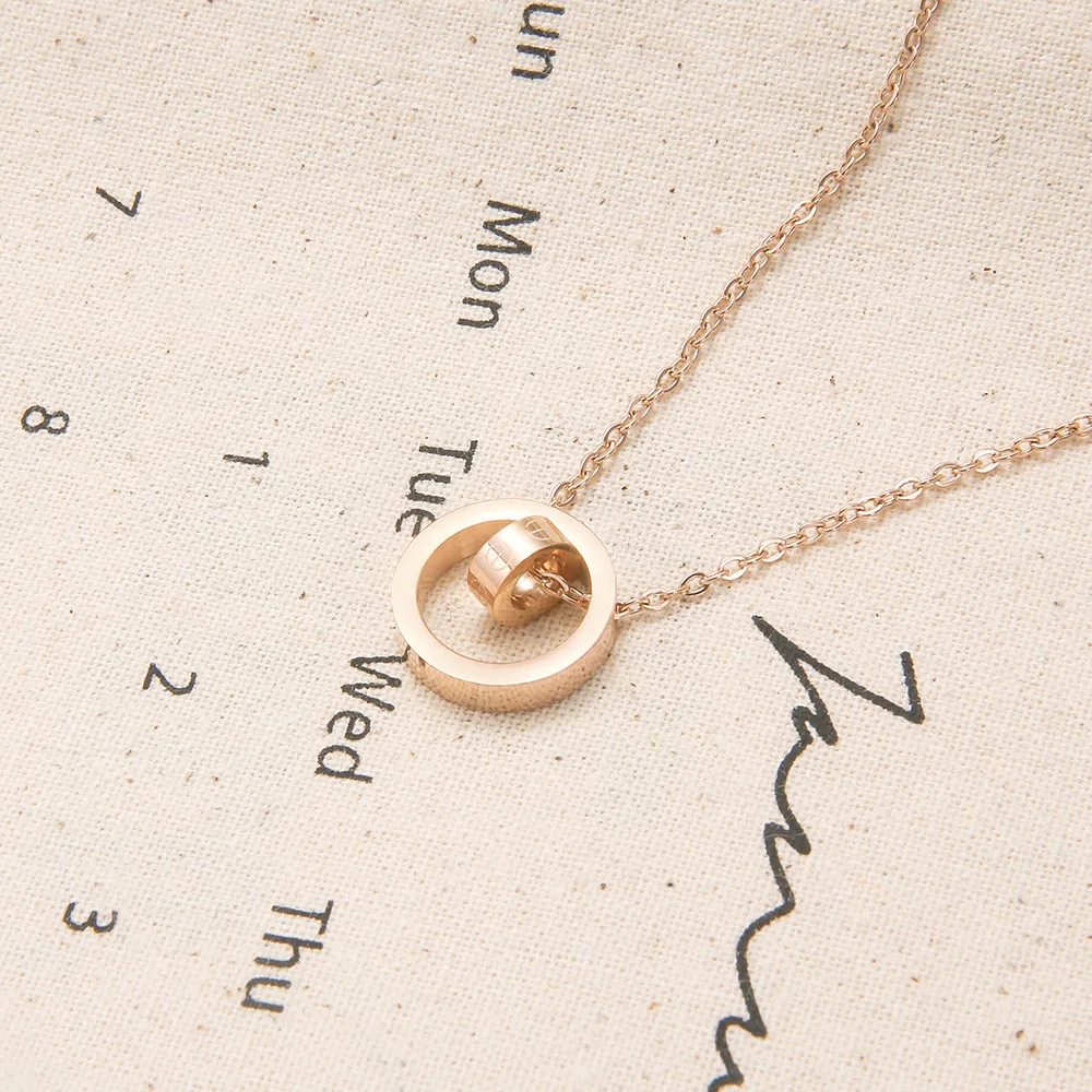 Ожерелье Hiyong женское многослойное из нержавеющей стали | Украшения и аксессуары