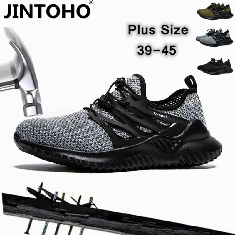 JINTOHO 2020 неразрушимая обувь Ryder для мужчин и женщин мужские ботинки безопасности