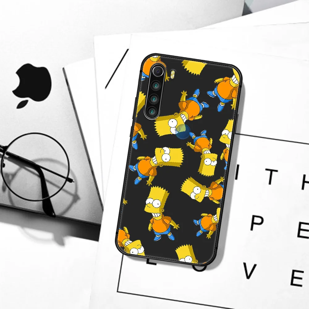 

Funny Homer Simpsone Phone Case Cover Hull For XIAOMI Redmi 8 9 9C Note 6 7 8 9 9S K20 K30 K40 Pro Plus black Shell Silicone