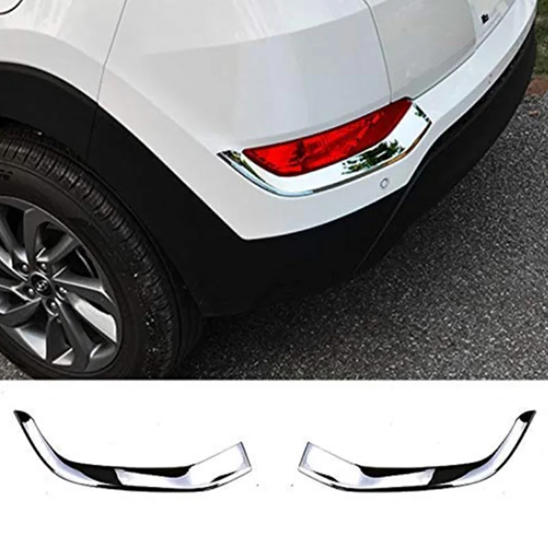 Хромированный отражатель заднего бампера для Hyundai Tucson 2016 2017 2018 противотуманный