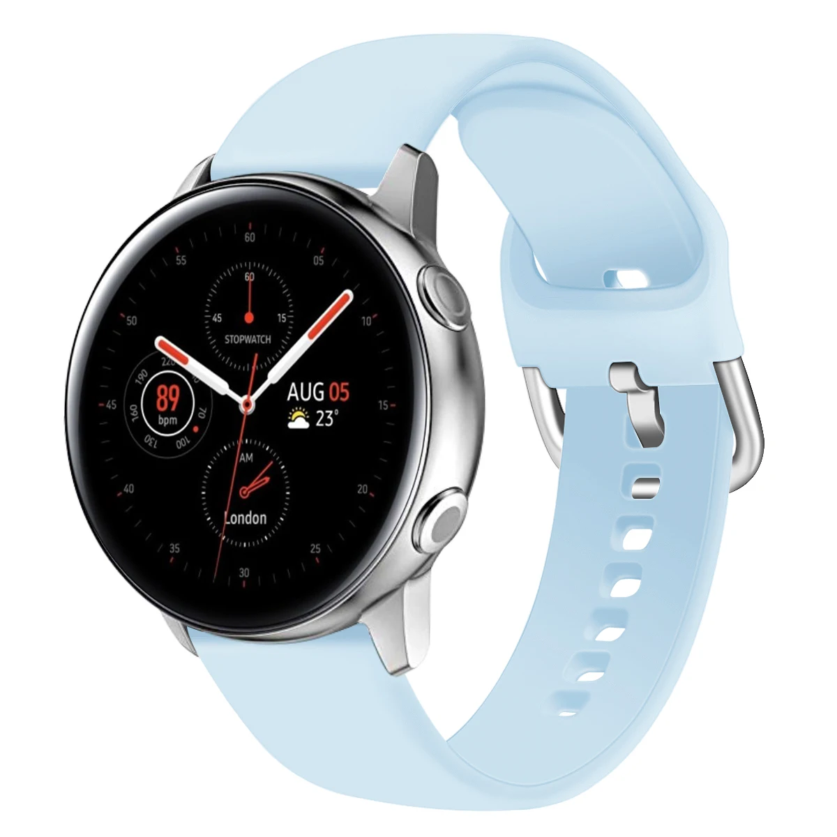 Для samsung Galaxy Watch Active 2 40 мм ремешок водонепроницаемый гибкий мягкий силиконовый сменный ремешок для Galaxy Active 2 40 мм