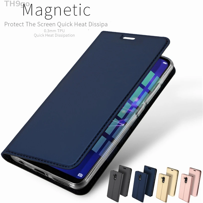 Кожаный чехол бумажник для карт с подставкой Huawei Mate 10 9 Pro 20 Lite унисекс