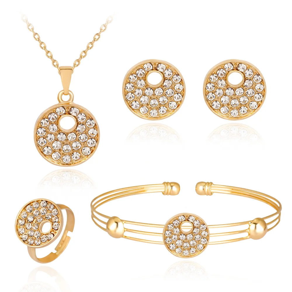 Новинка 2021, модные простые серьги-кольца Jewley из 4 предметов, позолоченные серьги-кольца, подарок для женщин