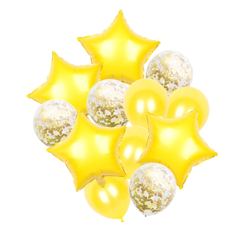 

12pcs Rose Gold latex Balloons 12inch gold blue Confetti set balls Wedding marriage Birthday Party Decorations kids air globos