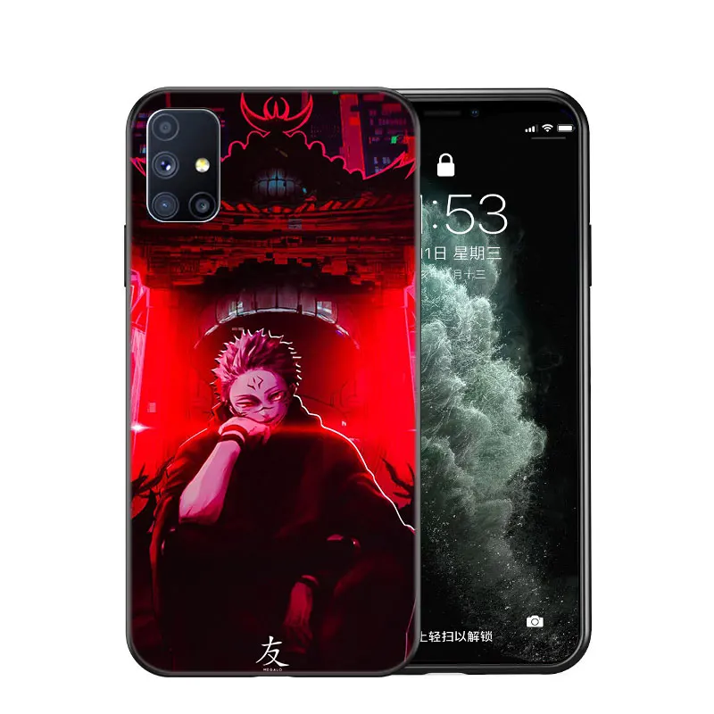 Anime Sukuna Jujutsu Kaisen Case For Samsung M12 M32 M21 M51 M52 M11 M30S M31S Note 10 Lite 20 Ultra J2 J6 J8 2018 J4 Plus |