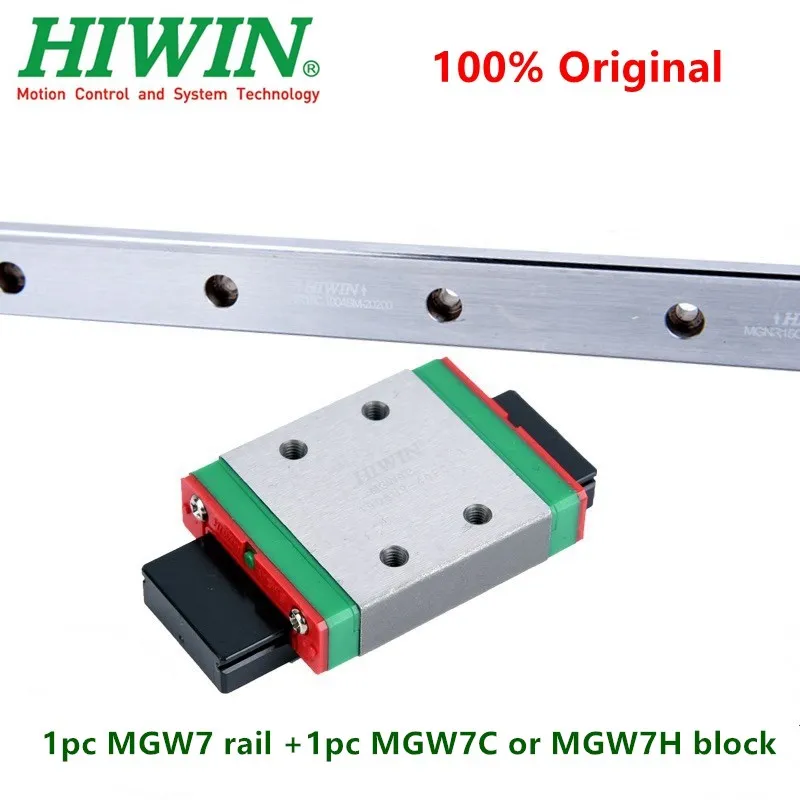 1 шт. Hiwin Линейная направляющая MGW7 100 150 200 250 300 330 350 400 450 500 мм MGWR7C рельса + MGW7C или MGW7H