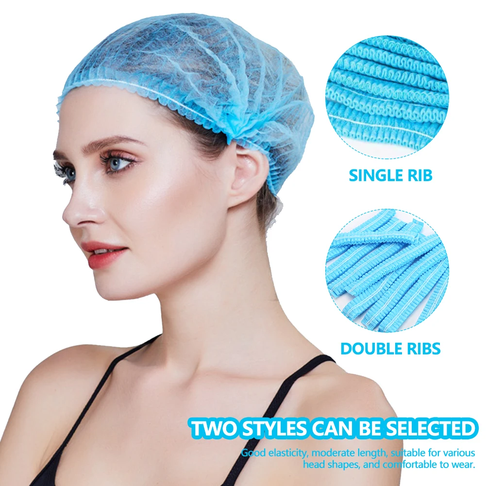 100 шт. нетканые прозрачные шапочки для душа спа-салона | Красота и здоровье