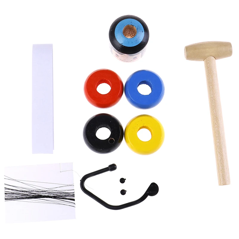 

1 set Immortal Daruma Unbreakable Wooden Man Magic Toy Fun Toy Accessory