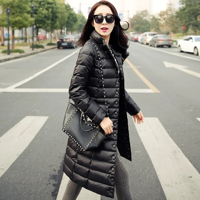 

Long Coat New Winter Women Jackets Women Jackets 90% White Duck Down Parkas Ultra Light Coat Casual Snow Coat