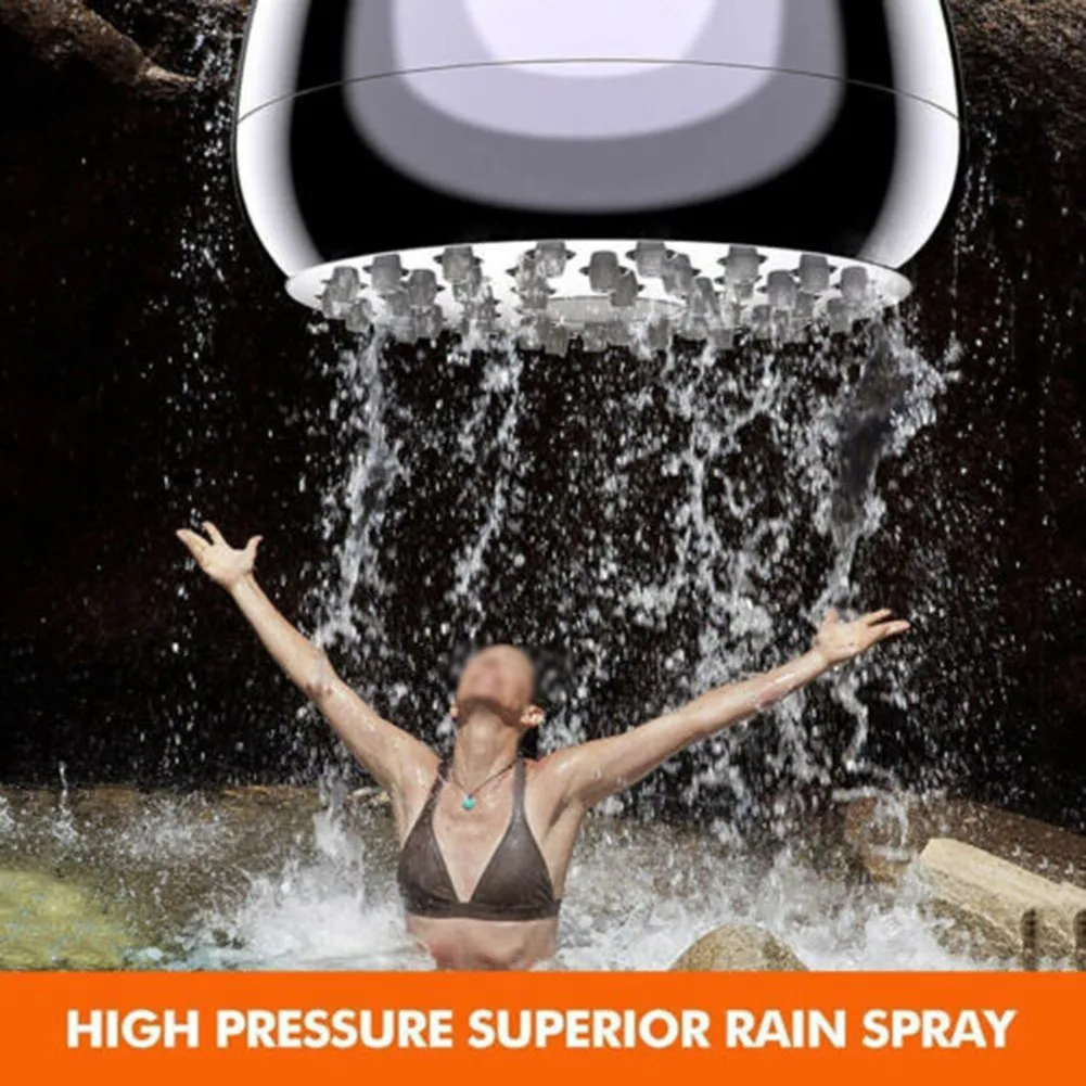 

1*shower Head 7.5*7.5*11cm Bad Duschkopf Druckbeaufschlagung Kleine Einfache Selbstreinigende Duschdse *m