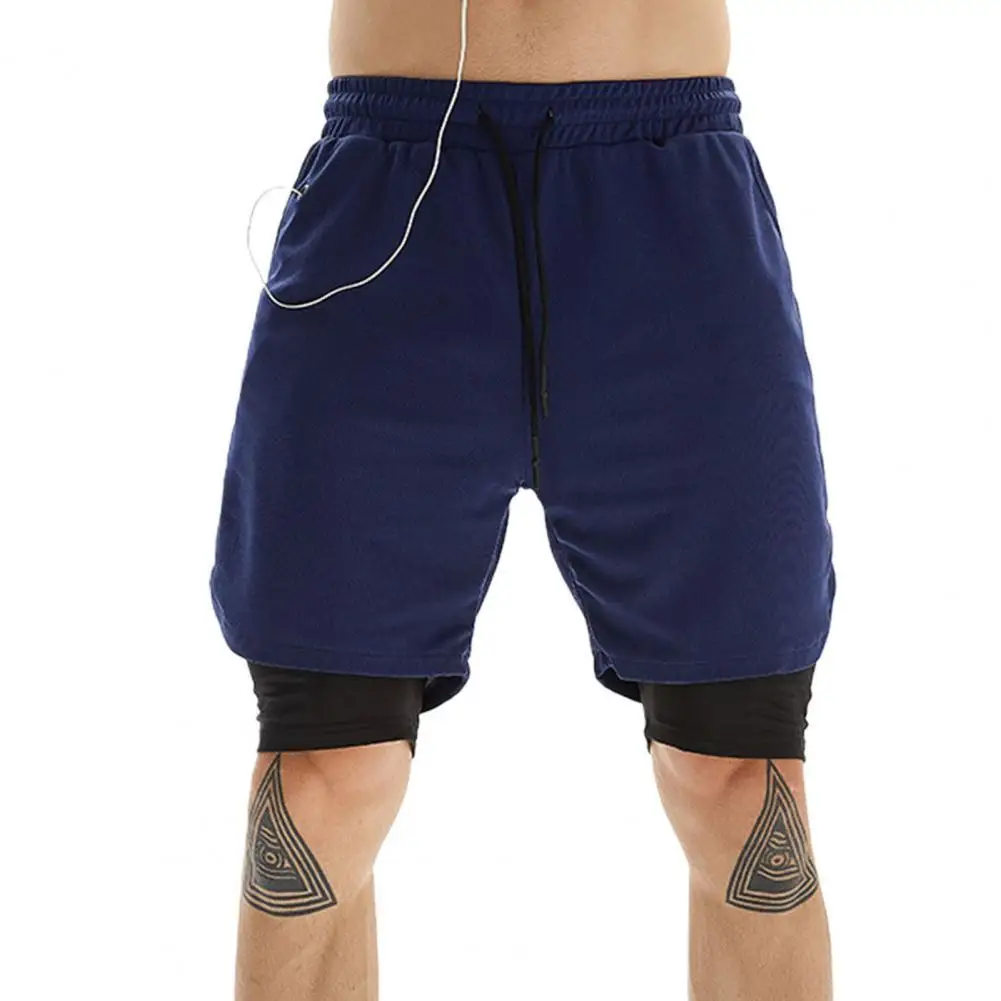 

3XL Mens Shorts Quick Dry Breathable Polyester Gym Sports Training Pants for Fitness