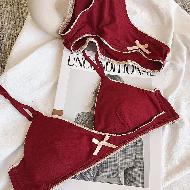 SP & CITY Французский Простой однотонный комплект с бюстгальтером сексуальные