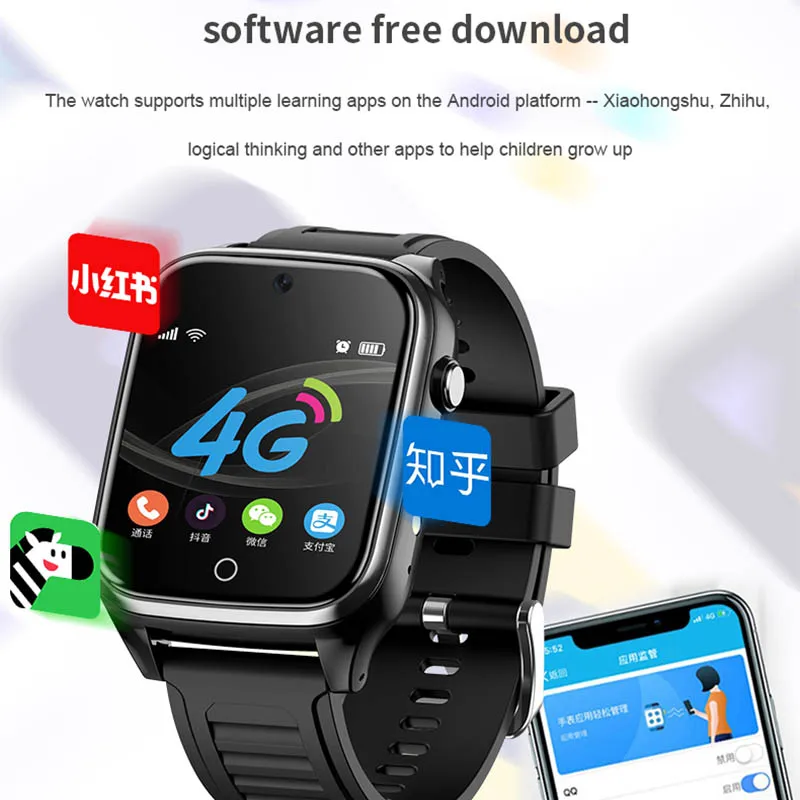 Лучшие продажи 1 54 дюймов android 9 0 Смарт-часы Bluetooth Электроника 4g с батареей 950MA GPS Wifi