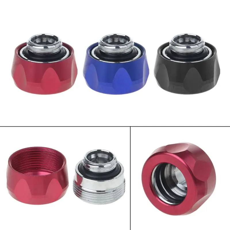 Водяное охлаждение резьба G1/4 14 мм жесткий трубчатый соединитель водяной блок