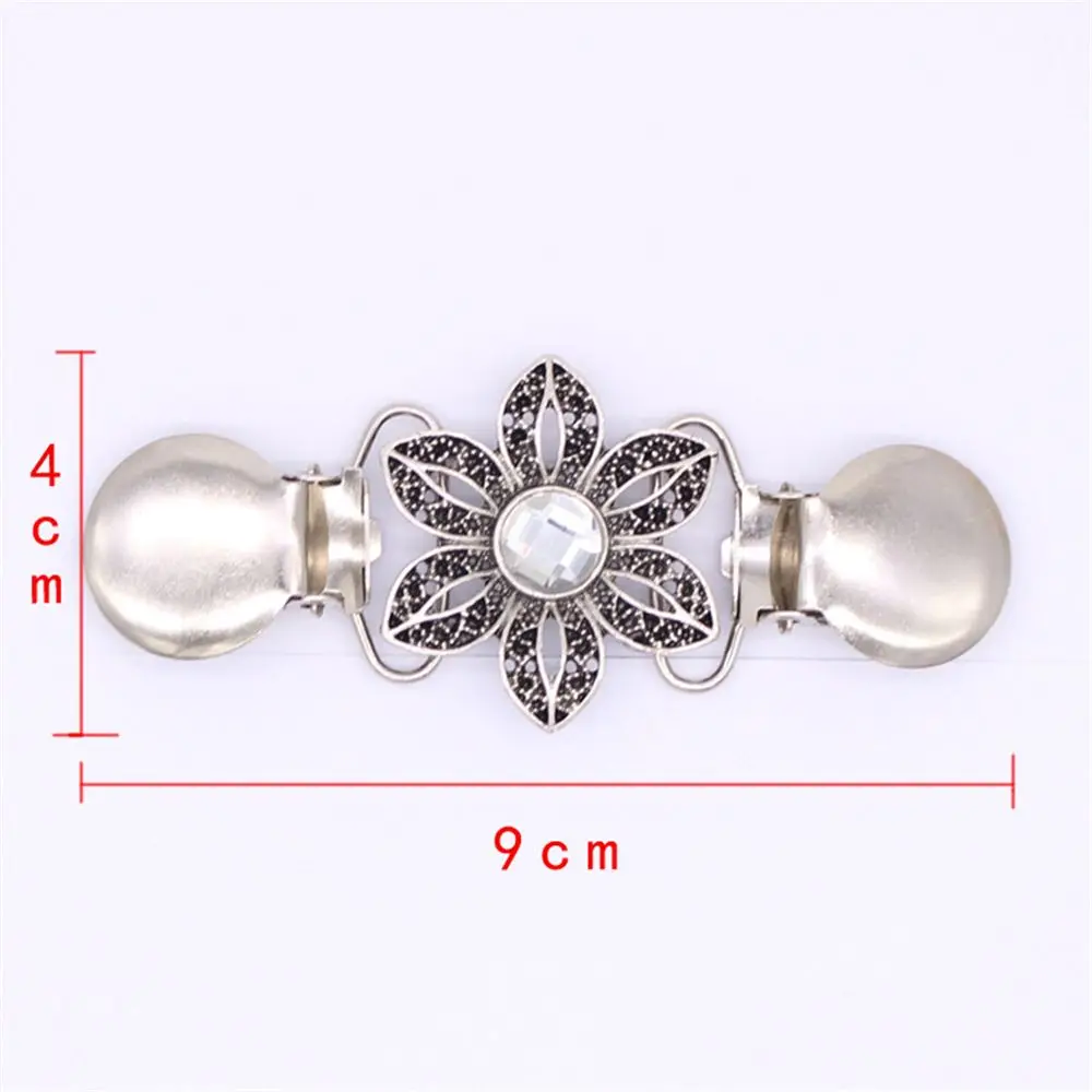 Hot Sale Cardigan Duck Clips Clasp Crystal Shawl Blouse Sweater Cloth Shirt Collar Holder Sewing Craft Home Office Supply | Дом и сад