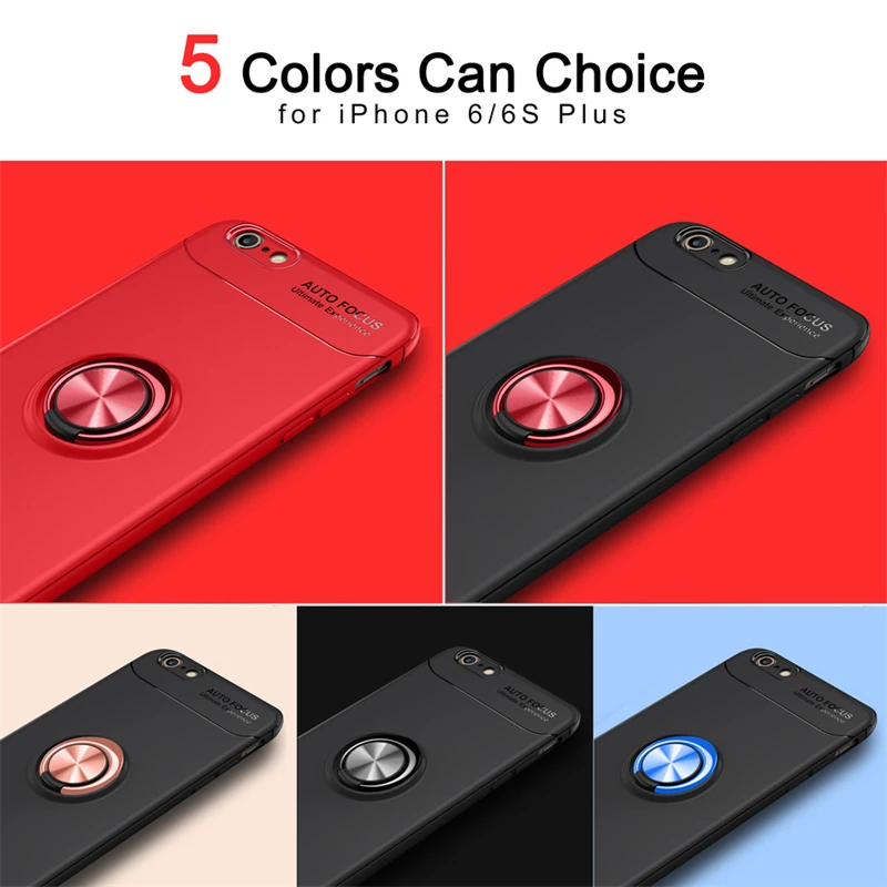 

Ultra thin With Finger Ring CASE For iPhone 11 12 Pro Max Silica gel CASE X XR XS 8 7 6 5 SE Plus Shockproof Invisible Kickstand