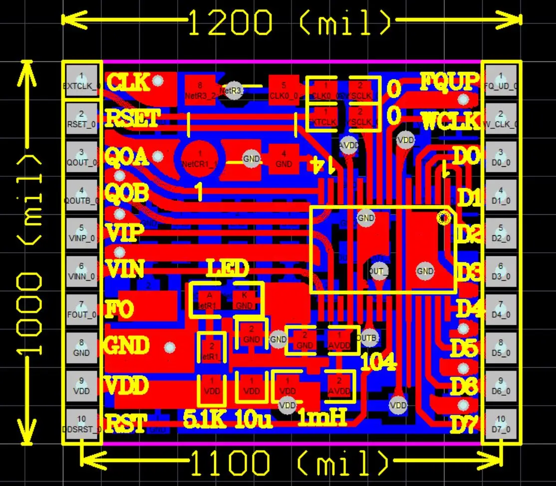 Модуль DDS AD9851 источник сигнала цифровой синтезатор прямой частоты | Электроника