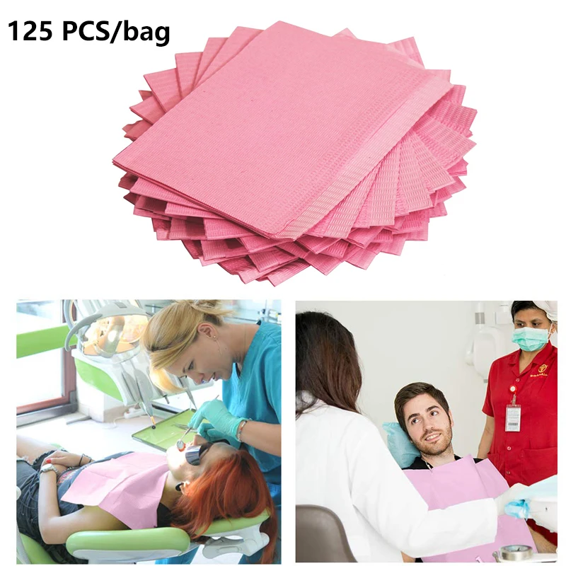 

125Pcs Absorbent Tattoo Tablecloth Disposable Tattoo Cloth Towel Cleaning Pad Double Layer Waterproof Medical Paper Tablecloth