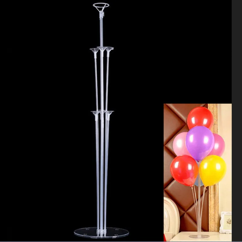 1set Birthday Balloon Column Kit Plastic Arch Stand with Base and Pole for Party Latex Ballons Holder Wedding | Дом и сад