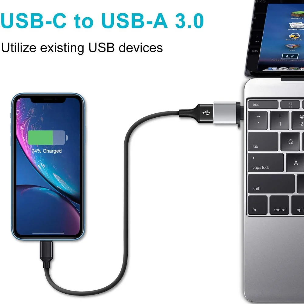 Переходник Type C на USB 3 0 OTG-кабель для MacBook Pro Samsung Oneplus Xiaomi Huawei мобильный телефон |
