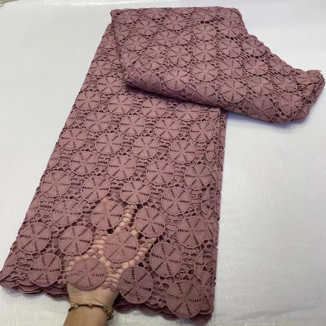 

african lace Milk Silk fabric 2021 high quality embroidery nigerian mesh laces fabrics 5 yards/pcs for JY90-376