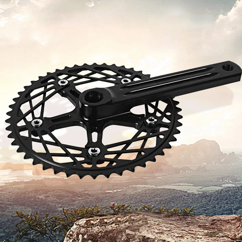 Фиксированная передача складной велосипед ретро цепь рукоятка колеса комплект