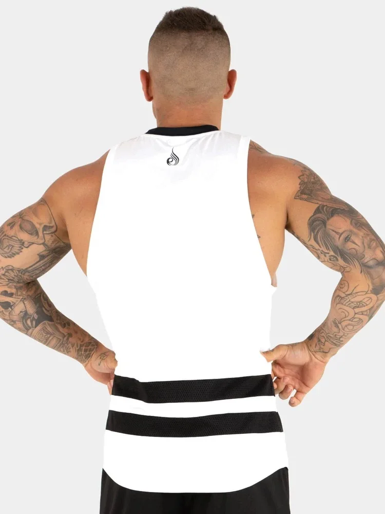 

Summer men's tank tops Cotton breathable Singlet vest Undershirt Gyms Fitness Bodybuilding sleeveless Fashion vest brand tops