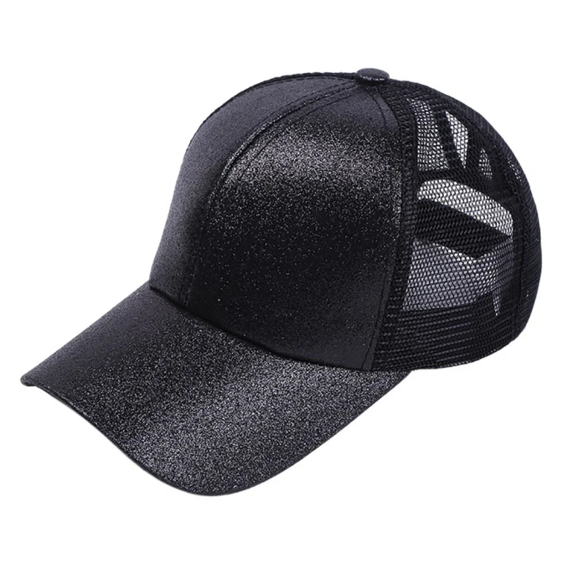 

1 PC Hot Sale Newest Ponytail Cap Women Men Cotton Sunshade Mesh Sun Hat Headwear Sportswear Accessory
