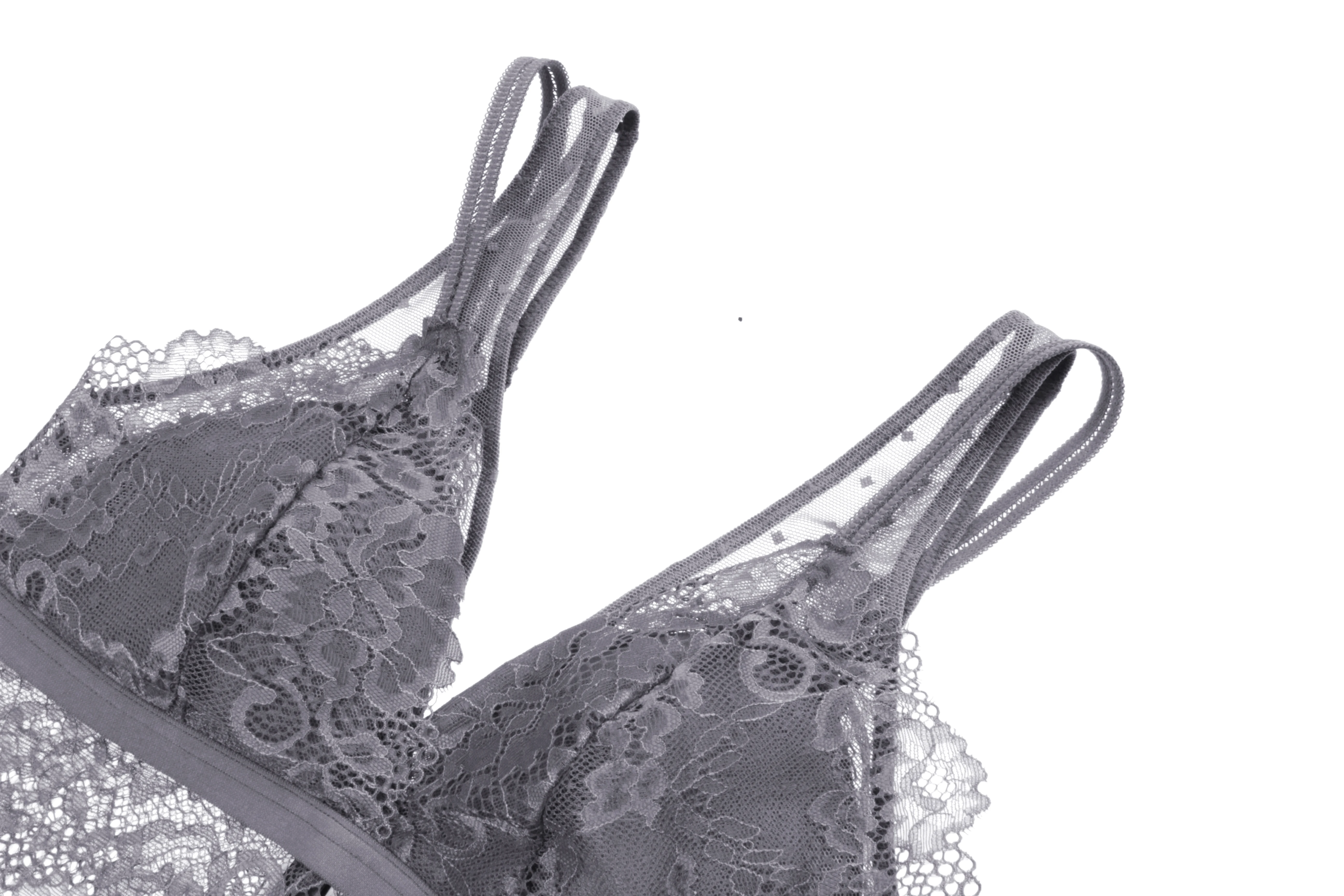 2020 Новое поступление сексуальные кружевные тонкие бюстгальтеры с хлопковой