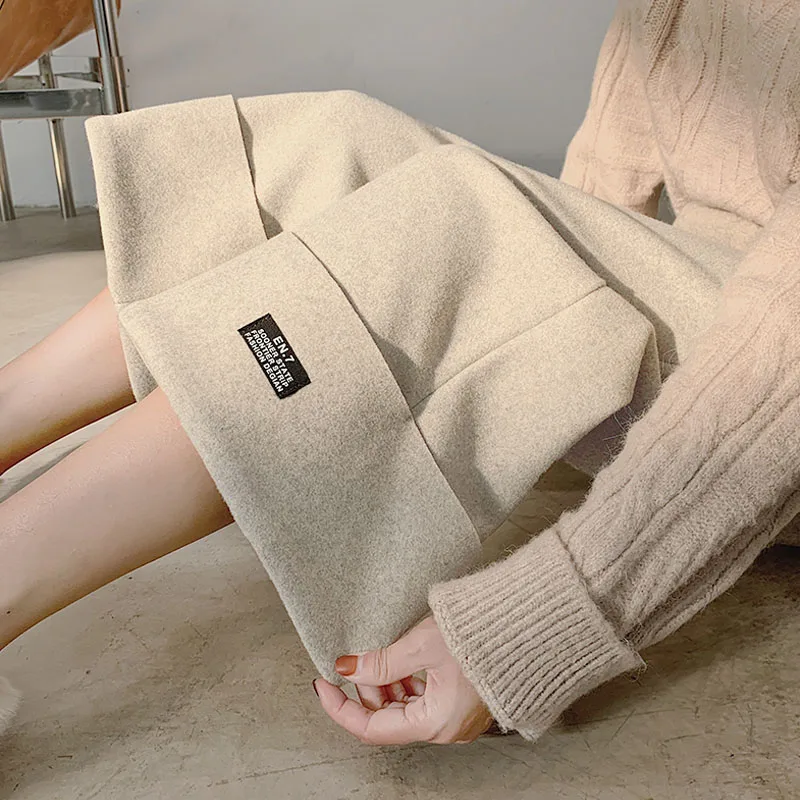 

Limiguyue Autumn Winter Women Corduroy Skirt Vintage Loose Oversize female long midi skirt high waist Lady Faldas Harajuku K309