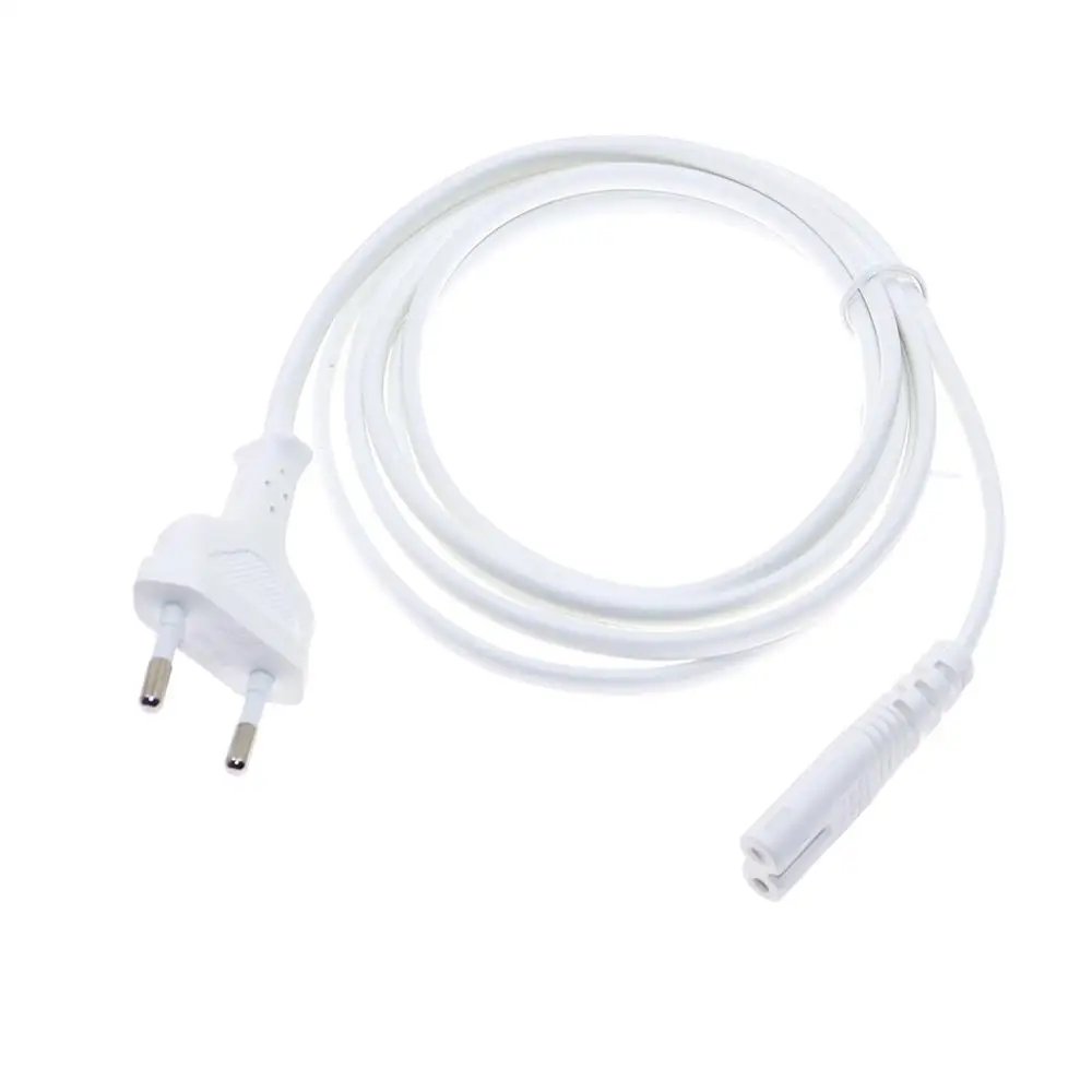 1 8 m 6ft белый AC Шнур питания ЕС в европейском стиле допуск VDE для samsung Smart LED