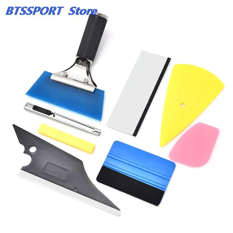 1 Set Window Tint Tool Kit Vinyl Car Wrap Stickers Auto Accessories Tinting Squeegee Film Cutter Knife | Спорт и развлечения