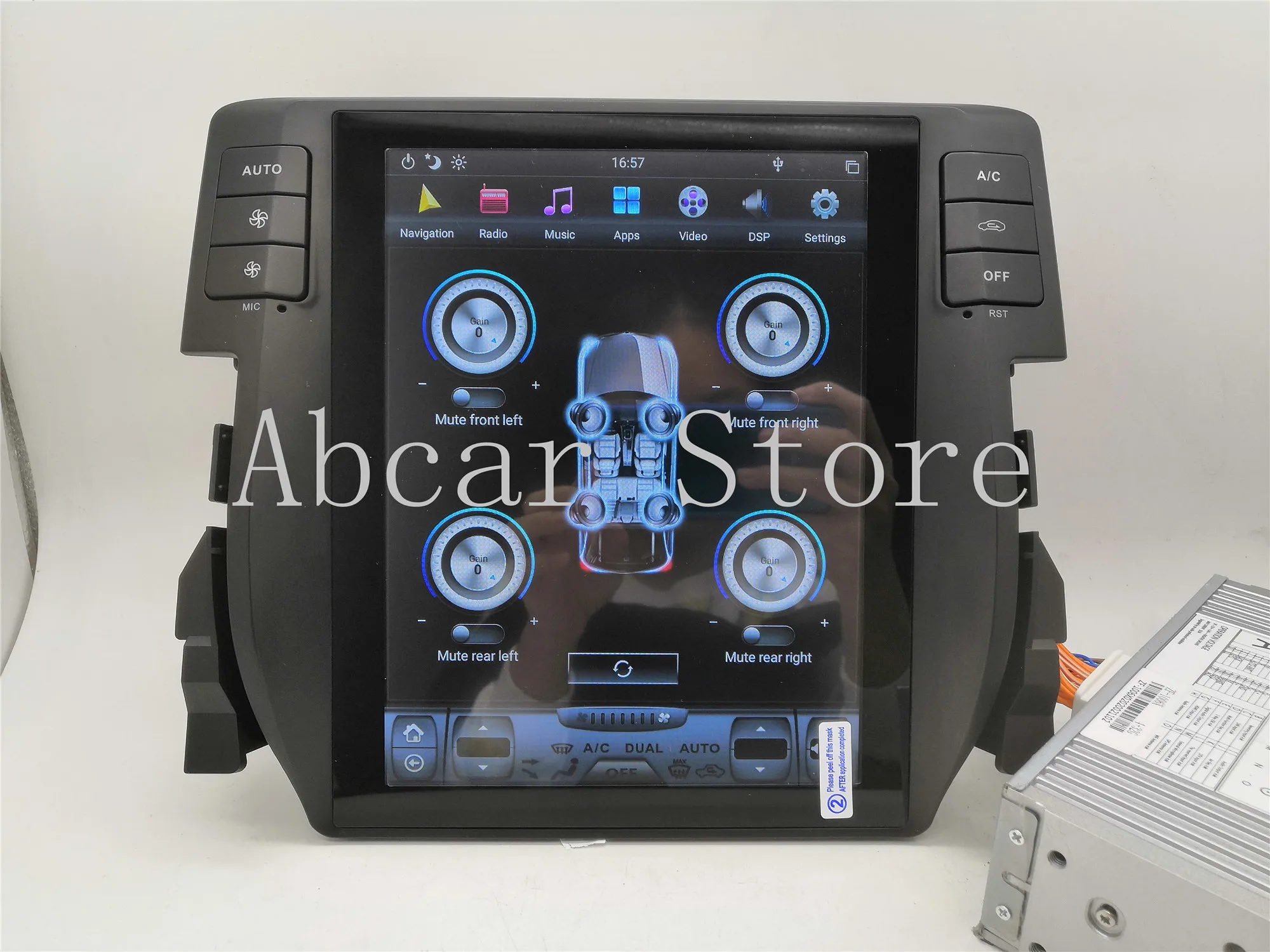 10 4 ''Tesla стиль Android 9 0 автомобильный dvd плеер GPS навигация для Honda Civic 2016 2017 2018