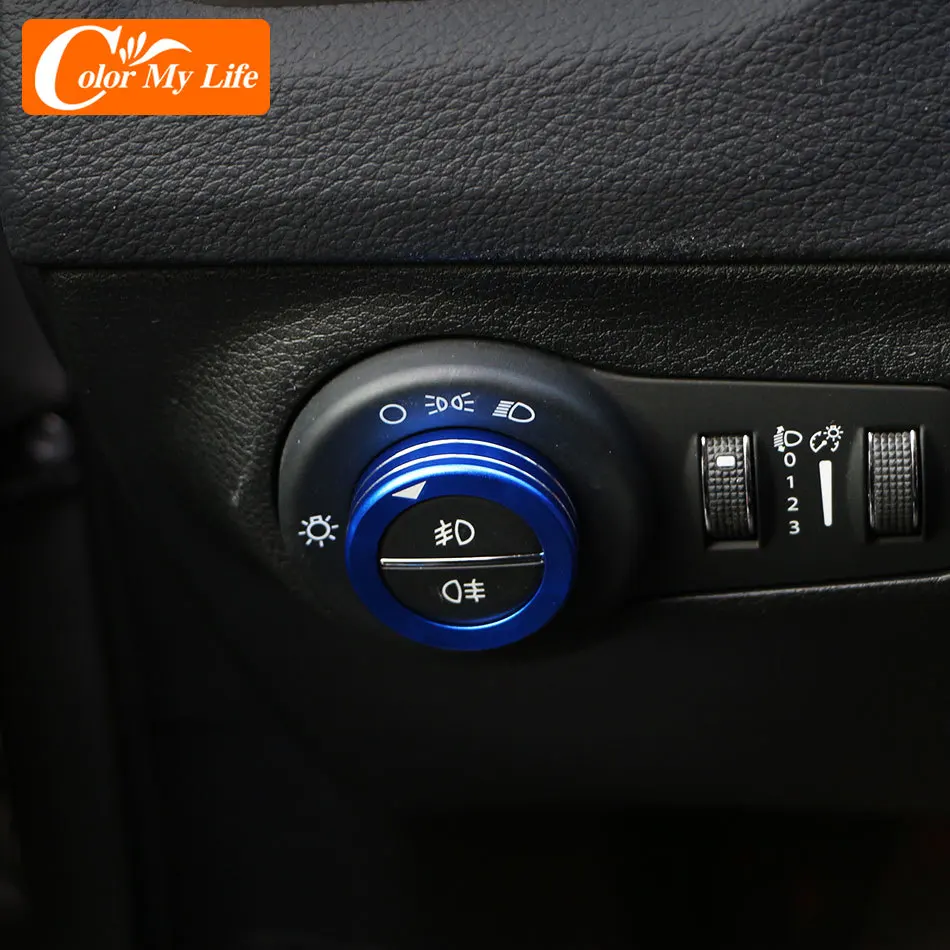 Автомобильная ручка переключатель фар Накладка головы лампы Чехлы для Jeep Compass 2017