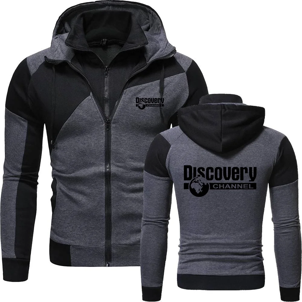 Толстовки с капюшоном и надписью Discovery мужская куртка-бомбер пальто для походов