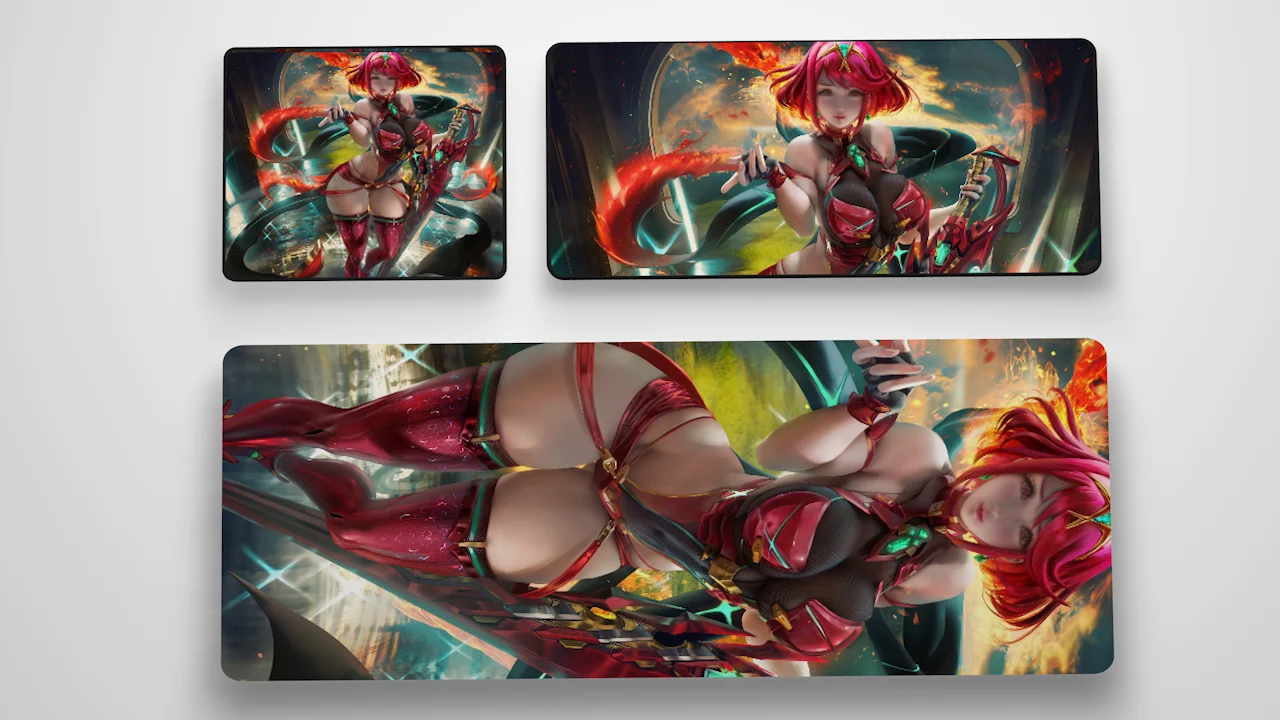 Игровой коврик для мыши Xenoblade хроники 2 Pyra профессиональный ПК большие коврики |