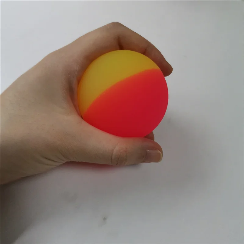 1 шт. двухцветные резиновые надувные шарики для детей эластичный резиновый мяч
