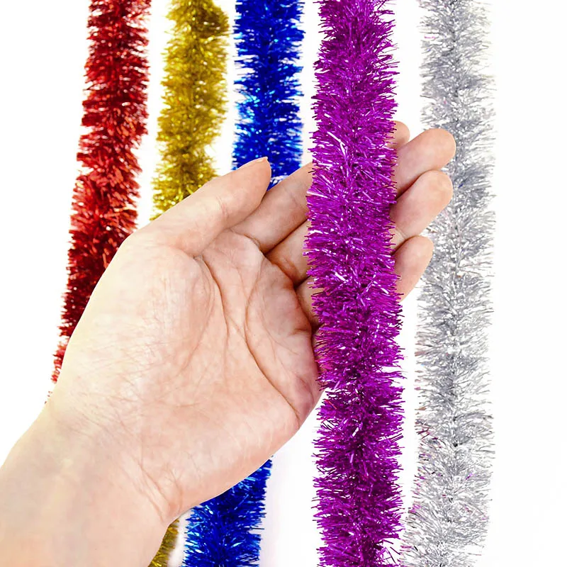 230cm Christmas Color Bar Christmas Tree Hanging Ornaments Garland For New Year Xmas Festival Party Home Bar Decor Noel Pendants