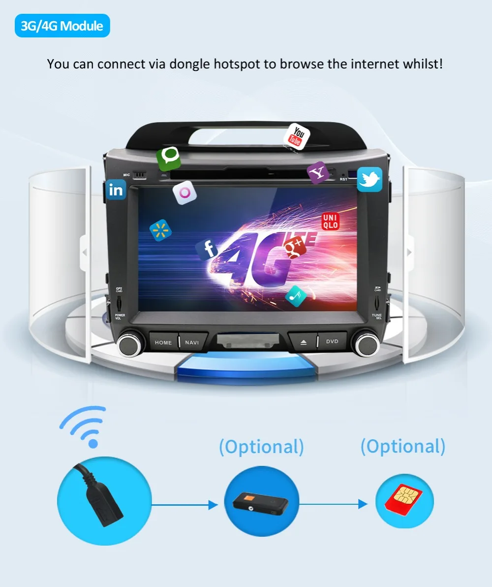 Автомобильный dvd Bosion 8 core 2 din android 9,0 для kia sportage 2009 2011 2013 автомобильный Радио gps навигатор управление рулевым колесом