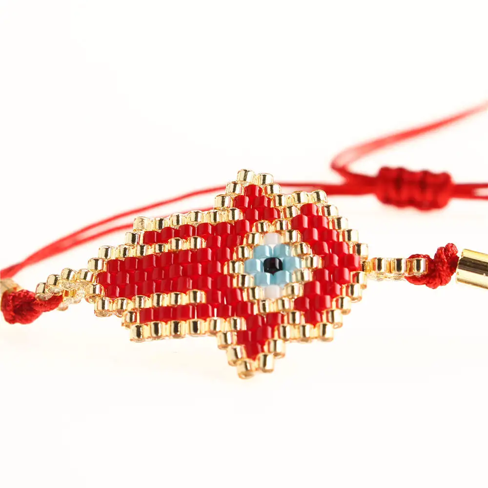 Go2boho Perles MIYUKI браслет evil eye Fatima Hamsa браслеты для женщин Delica бусы ювелирные изделия Pulsera Mujer ручной работы Boho