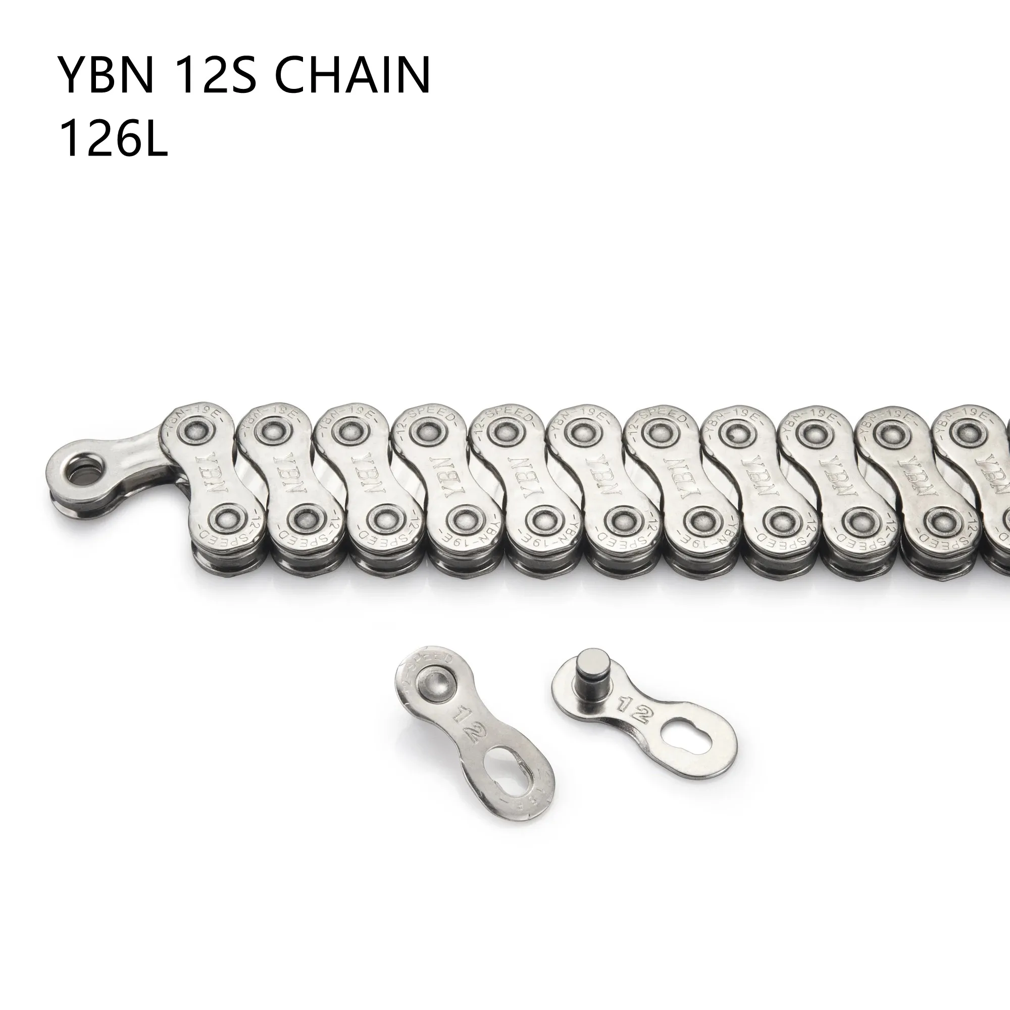 

Taiwan YBN Bike Chain 12S Bicycle Chain 12 Speed Road for MTB Chain Crankset SRAM SX NX GX 12s Derailleur 126Links With lock