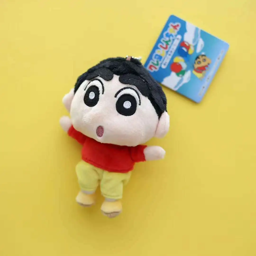 Плюшевая игрушка химавари Син-тян 11 см белая собачка динозавр мягкая подвеска