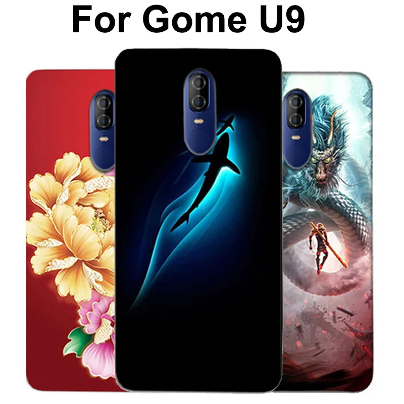 6 18 &quotМодный чехол для Gome U9 мультяшный Мягкий силиконовый телефона U 9 защитный